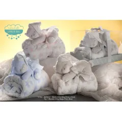 Peluche + manta - Serie Osito dormilón