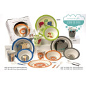 Vajilla infantil 5 piezas - Animales