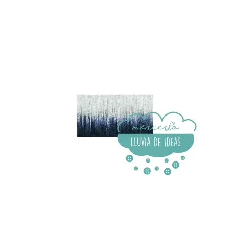 Fleco de cuquillo bicolor 20 cm.