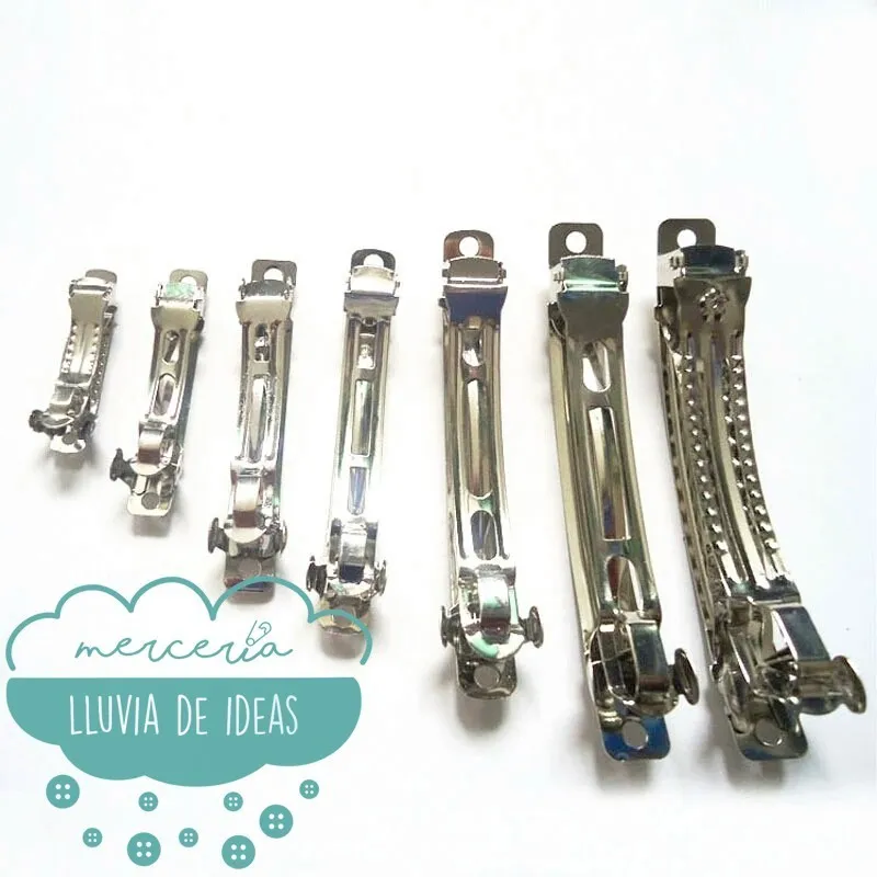 Pasador francés metálico cierre automático - Varias medidas Mercería Lluvia de Ideas