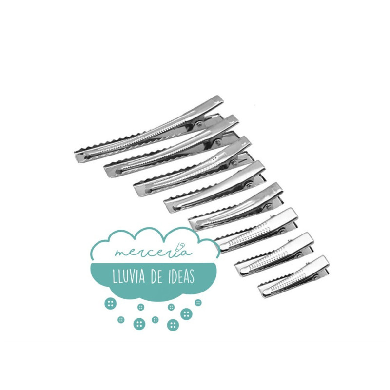 Pinzas para el pelo de cocodrilo  - Varias medidas