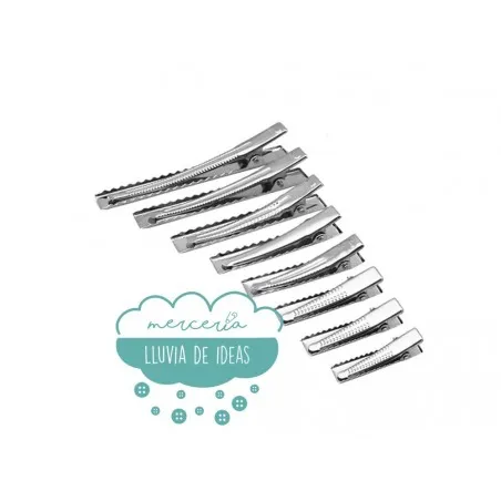 Pinzas para el pelo de cocodrilo - Varias medidas