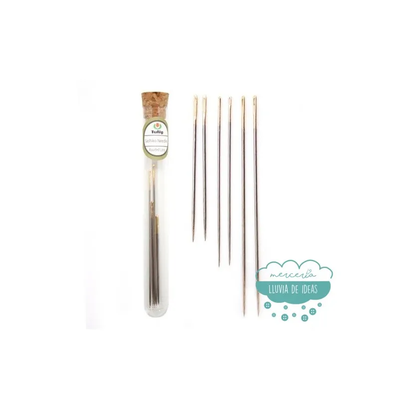 Agujas cortas Sashiko Tulip