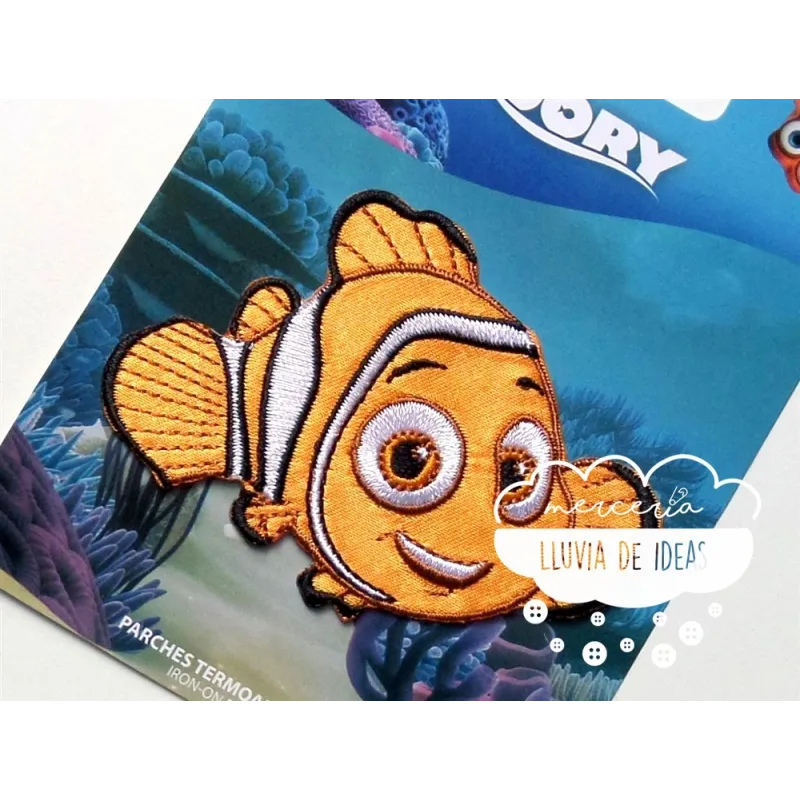 Parches bordados termoadhesivos - Colección Buscando a Dory