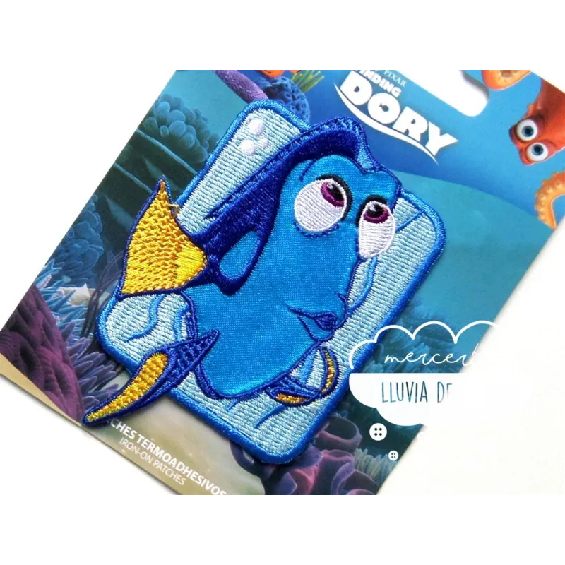 Parches bordados termoadhesivos - Colección Buscando a Dory