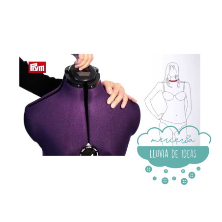 Maniquí de costura regulable Prymadonna 🌧️Mercería Lluvia de Ideas