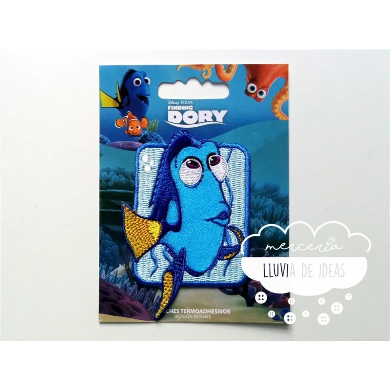 Parches bordados termoadhesivos - Colección Buscando a Dory