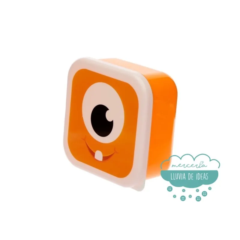 Set de 3 Tuppers infantiles o Fiambreras - Monstruos