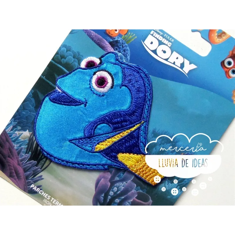 Parches bordados termoadhesivos - Colección Buscando a Dory