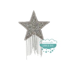 Aplique hombreras decorativas - Serie Silver Star