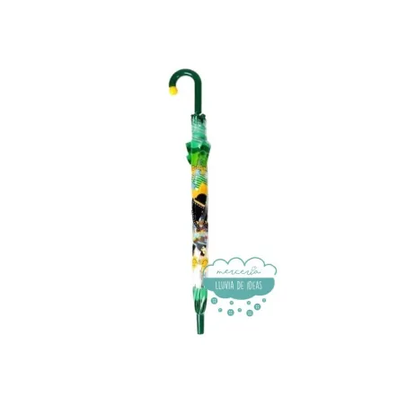 Paraguas infantil automático y antiviento - Piratas verde