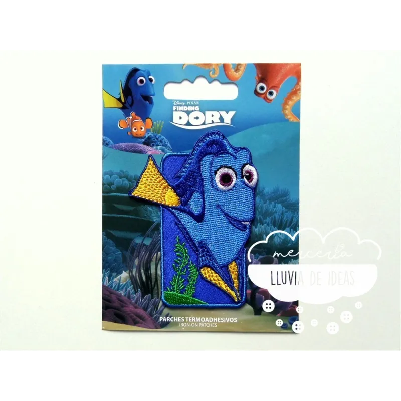 Parches bordados termoadhesivos - Colección Buscando a Dory