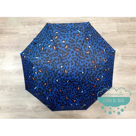 Paraguas plegable automático - Leopardo Animal Print