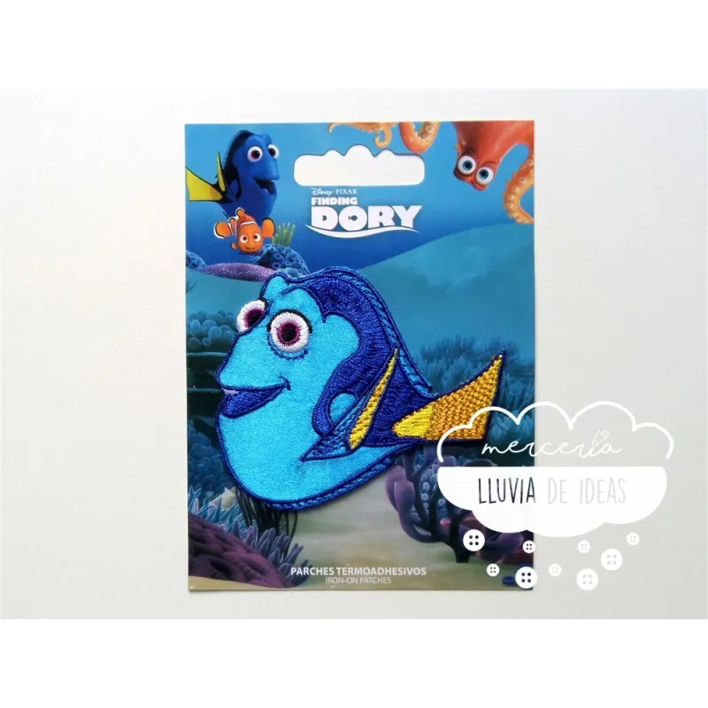 Parches bordados termoadhesivos - Colección Buscando a Dory