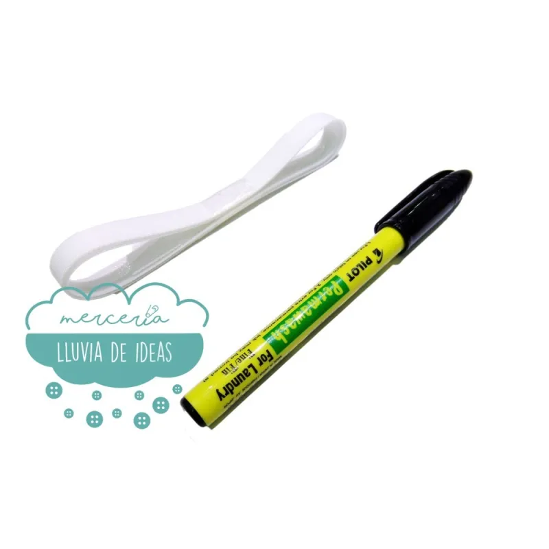 Rotulador Marcador Permanente (Pilot) Para La Ropa Con Cinta Termoadhesiva