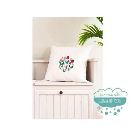 Revista bordados temática floral y vegetal - DMC