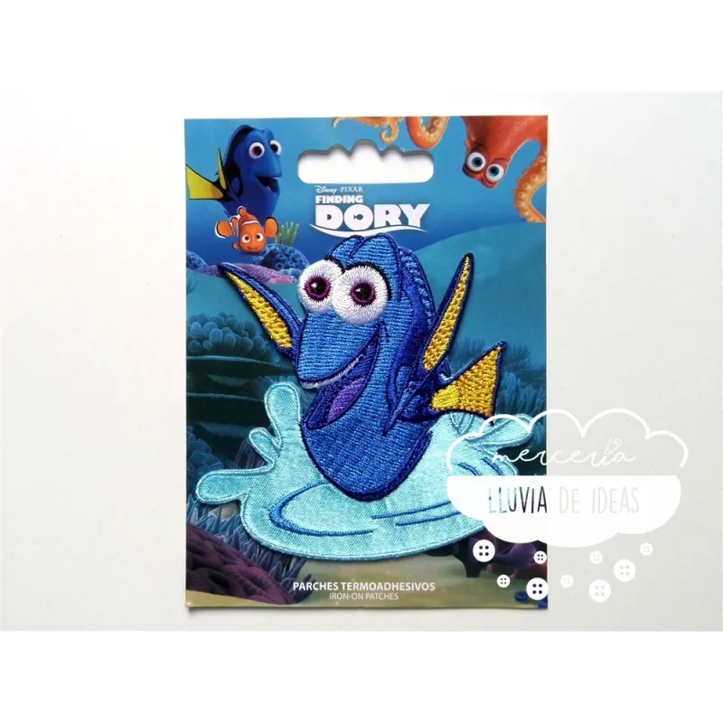 Parches bordados termoadhesivos - Colección Buscando a Dory