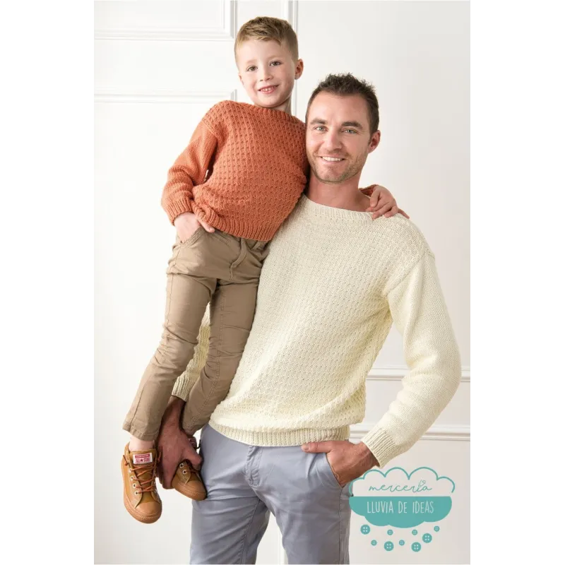 Revista de punto Papi y yo Natura - DMC