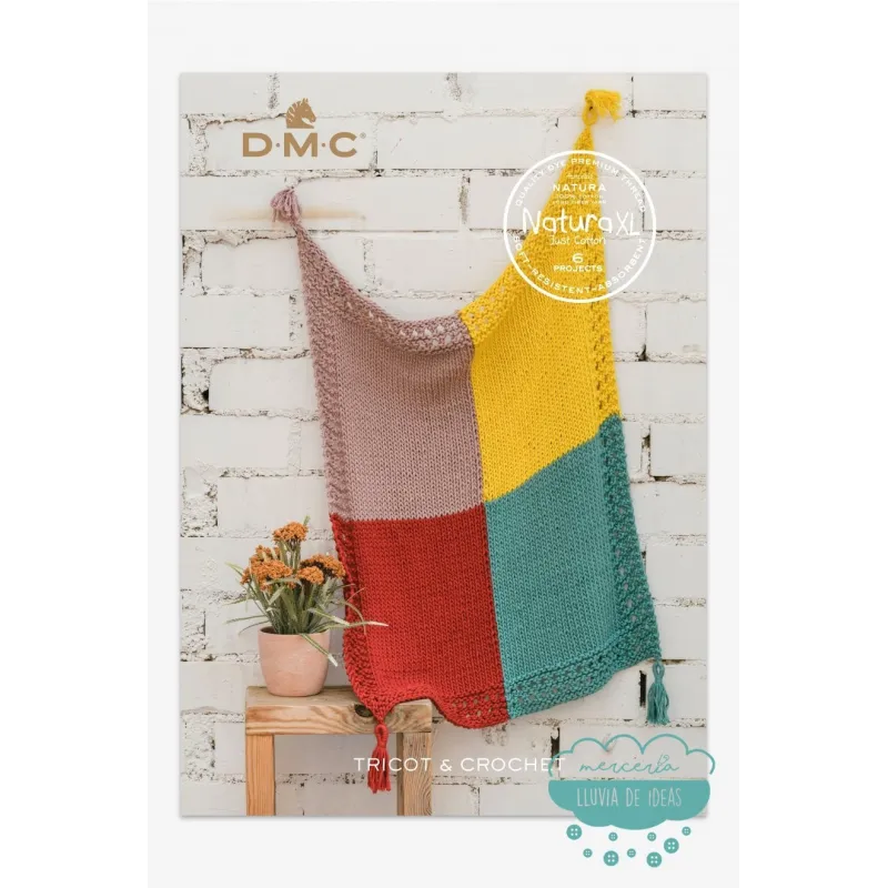 Revista de punto y ganchillo Natura XL 6 projects - DMC
