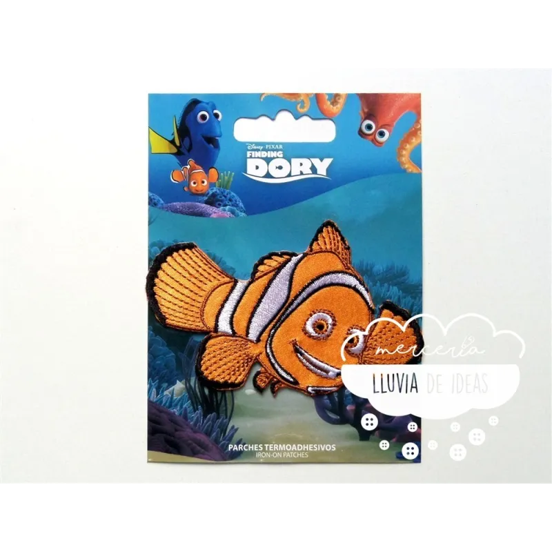 Parches bordados termoadhesivos - Colección Buscando a Dory