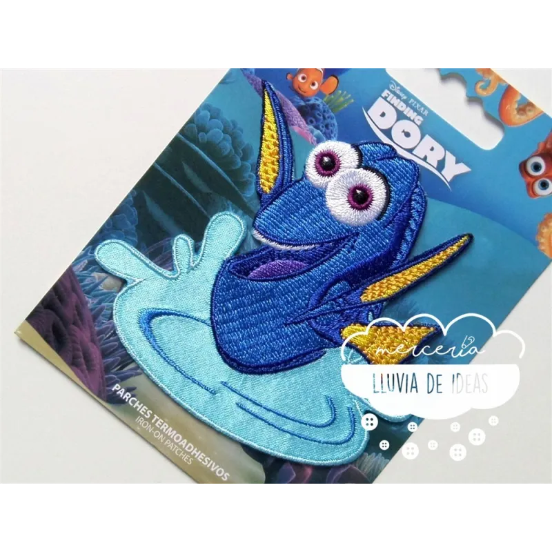 Parches bordados termoadhesivos - Colección Buscando a Dory