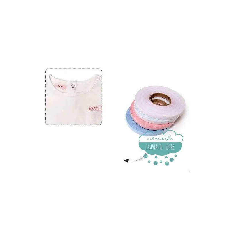 Cinta termoadhesiva estampada para marcar la ropa