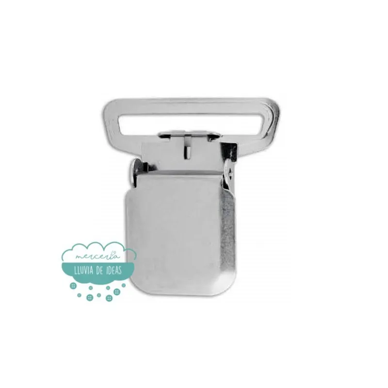 Pinzas de metal para tirantes 38 mm. 