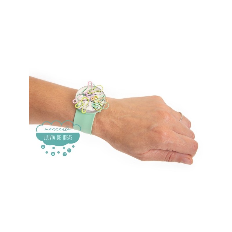 Pulsera con imán o alfiletero imantado - Katia Pulsera con imán o alfiletero imantado - Katia