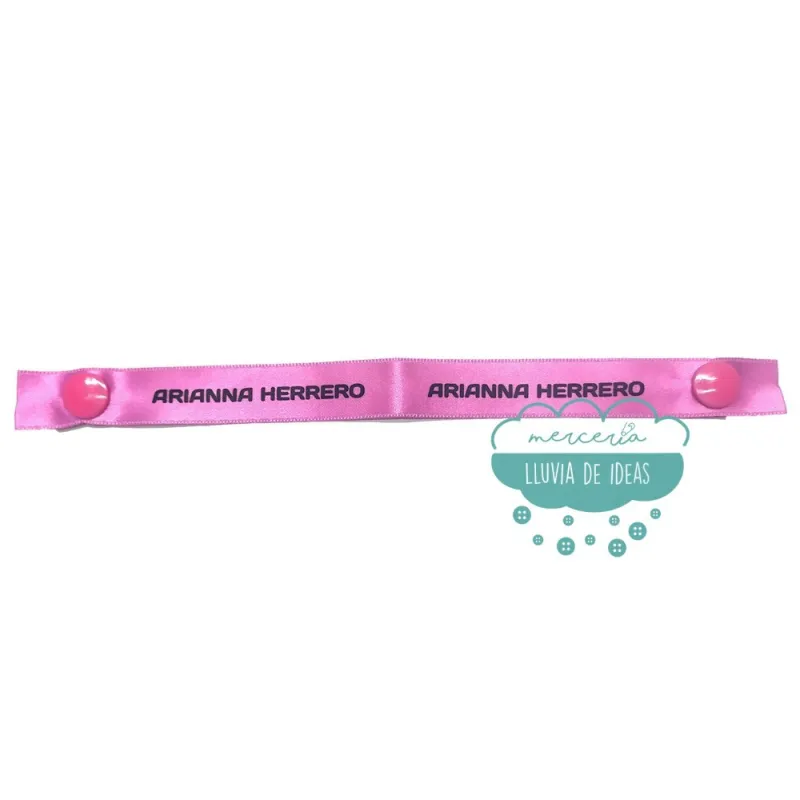 Cintas personalizadas para colgar ropa con cierre