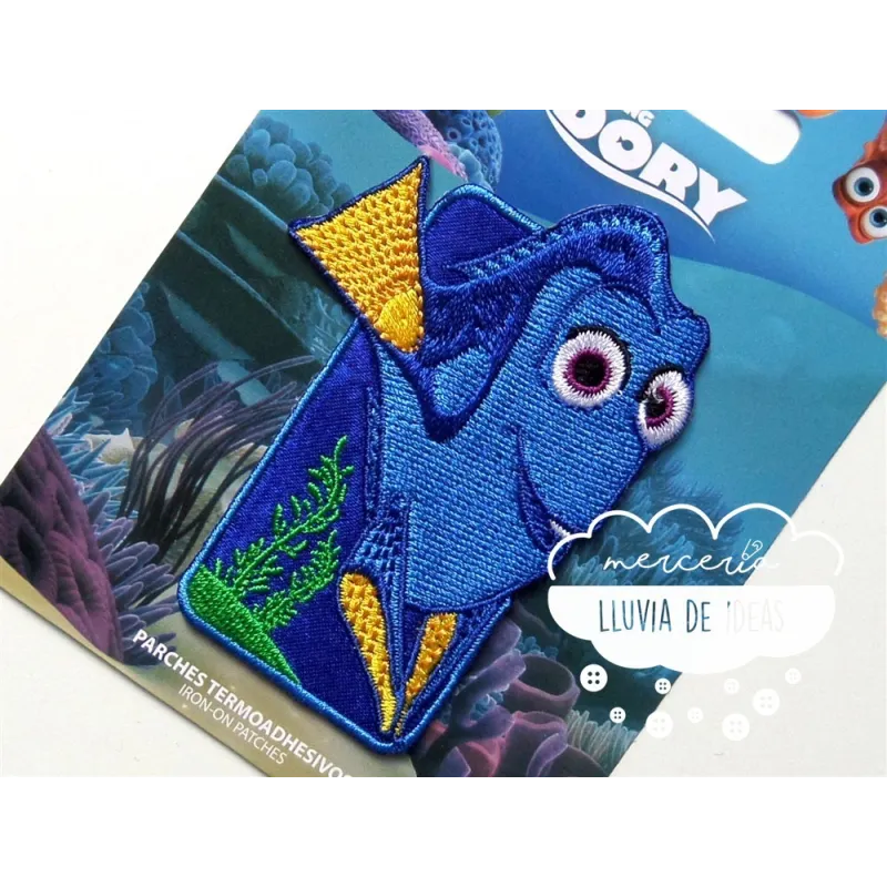 Parches bordados termoadhesivos - Colección Buscando a Dory