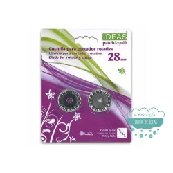 Cuchilla circular corte zig-zag para cúter rotatorio 28 mm.