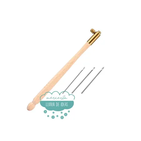 Aguja tambor o aguja de bordado francés - Cose