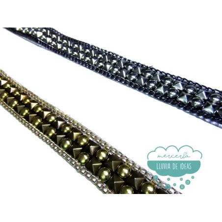 Tira metálica termoadhesiva - Serie Rock