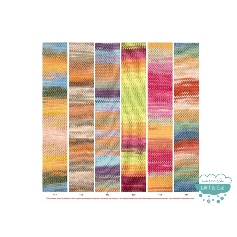 Hilo de algodón Menfis Color - Katia