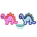 Parche para ropa bordado termoadhesivo - Dinosaurios Baby