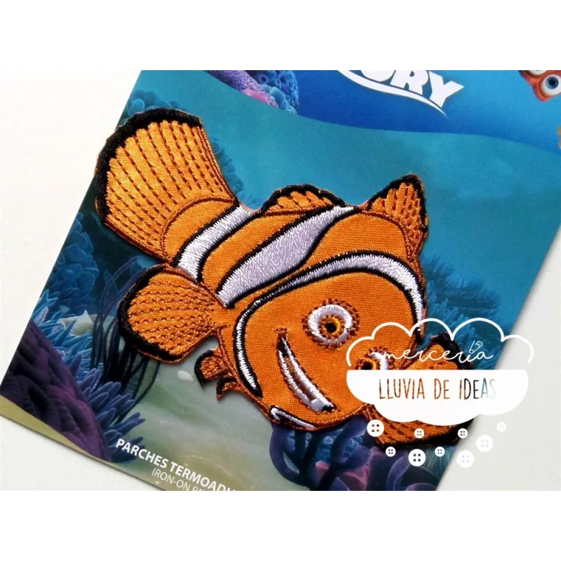 Parches bordados termoadhesivos - Colección Buscando a Dory