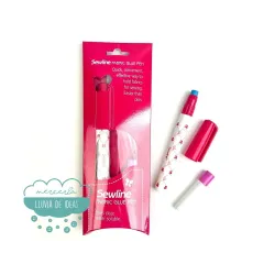 Pegamento textil soluble en barra Sewline - Color azul