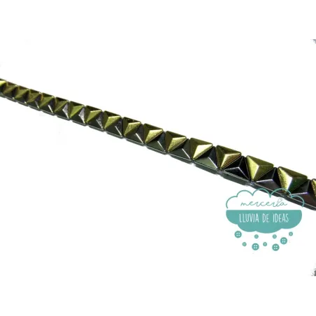 Tira metálica termoadhesiva - Serie Triángulo