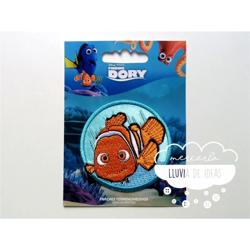 Parches bordados termoadhesivos - Colección Buscando a Dory