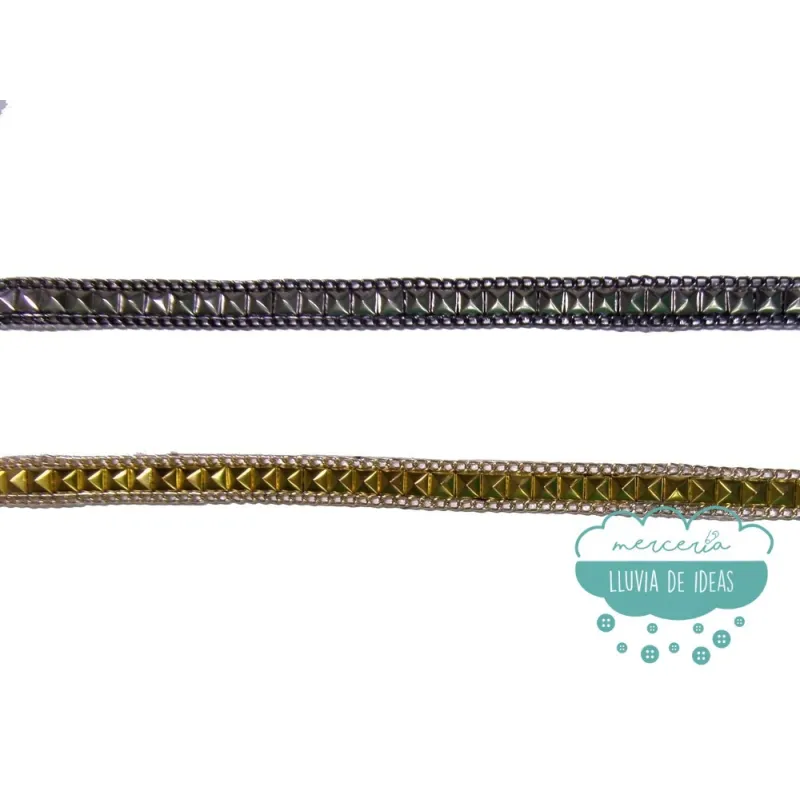 Tira metálica termoadhesiva - Serie Punk