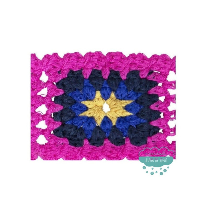 Granny square pasamanería - Varios colores