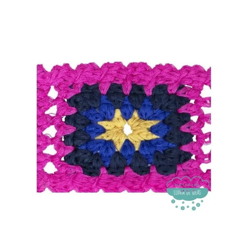 Granny square pasamanería - Varios colores