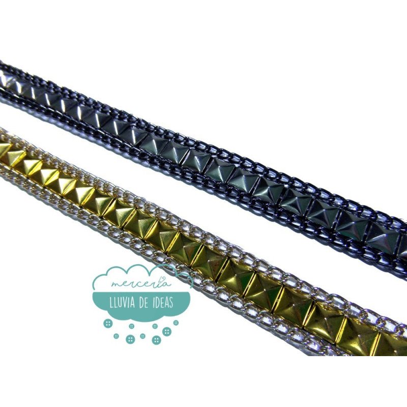 Tira metálica termoadhesiva - Serie Punk