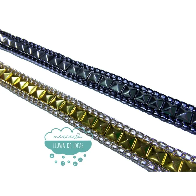 Tira metálica termoadhesiva - Serie Punk