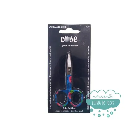 Tijeras de bordar - Estampado floral