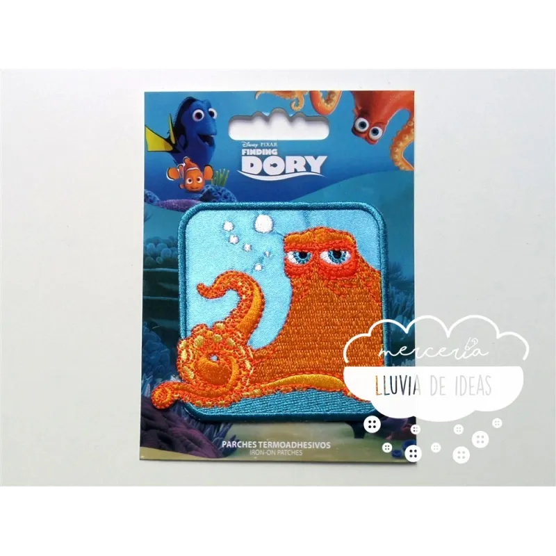 Parches bordados termoadhesivos - Colección Buscando a Dory