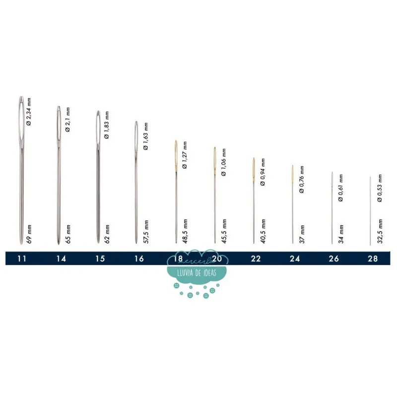 Agujas tapiceras nº16 - Cose