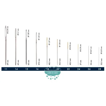 Agujas tapiceras nº16 - Cose