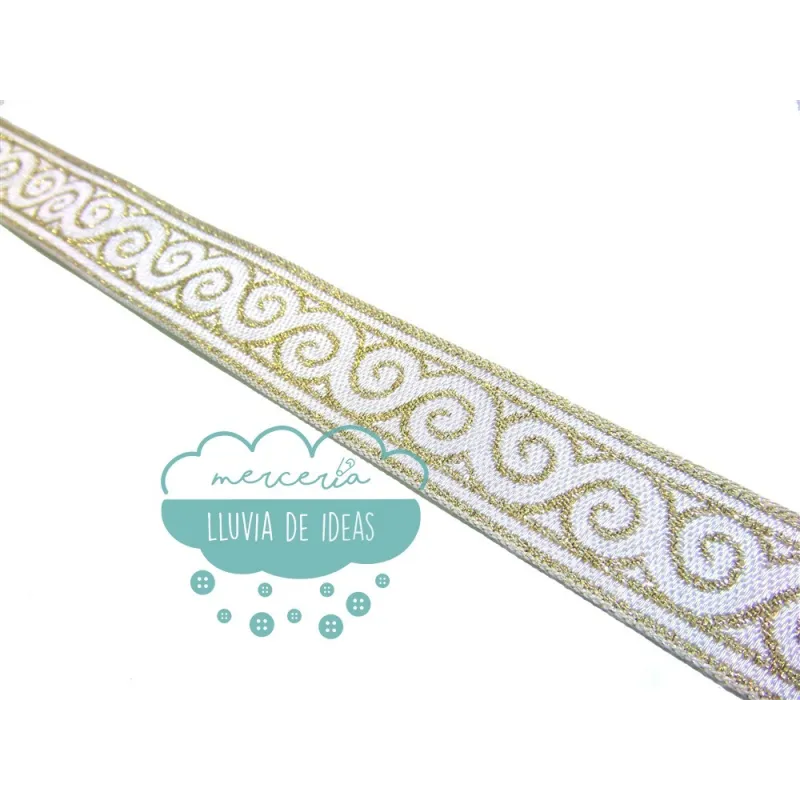 Tapacosturas jacquard - Serie Atenas Mercería Lluvia de Ideas