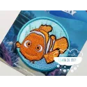 Parches bordados termoadhesivos - Colección Buscando a Dory